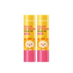아토팜 키즈 어린이 컬러 보습 립밤 추천 핑크 X2개