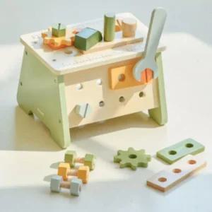 폴라비 원목 디럭스 공구놀이 3살 장난감 역할놀이