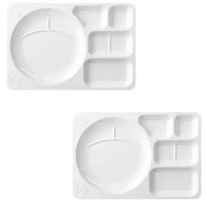 로흐야 식판 국산 멜라민 식당 군대 공장 715 크림 2P