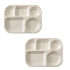 로흐야 식판 멜라민 어린이 식당 801 연베이지2P