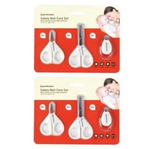 퍼펙션 아기 손톱깎이 네일 가위 핀셋 3종 세트 X2개