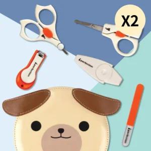 퍼펙션 아기 손톱깎이 네일 가위 핀셋 5종 세트 X2개