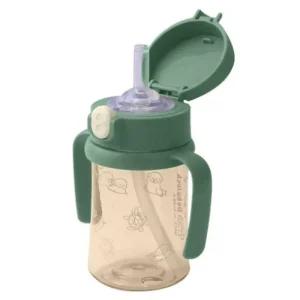 베베락 유아 PPSU 원터치 빨대컵 물병 210ml 딥그린