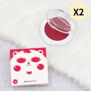 레시피박스 유아 여아 볼터치 립앤치크 블러셔 X2개