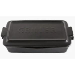 니코트 직화 접시 그릇 마메종 오븐 그릴러 S 블랙