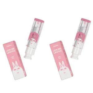 레시피박스 유아 어린이 여아 립스틱 베이비핑크 X2개