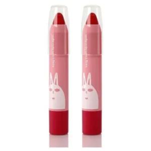 레시피박스 유아 어린이 여아 립크레용 립밤 X2개