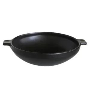 니코트 직화 마메종 툴스 수프팬 내열 도자기 블랙