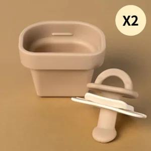 포프베베 아기 쪽쪽이 공갈 노리개 젖꼭지 토프 X2개