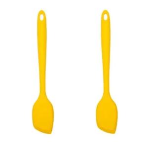 실리팟 실리콘 스파츌라 이유식 뒤집개 머스타드 소2P