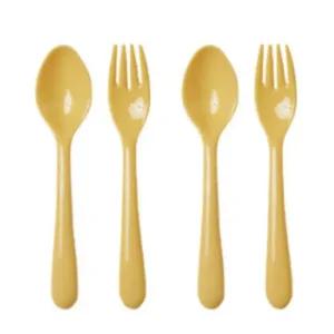 어웨이큰센스 카페 식기 수저 포크 치즈옐로우 X2개