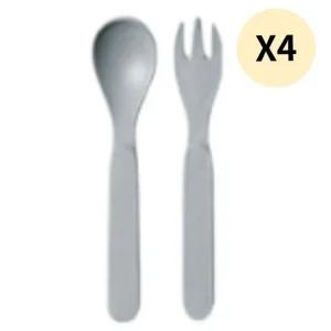 어웨이큰센스 미니 수저 포크 세트 스페이스그레이 X4