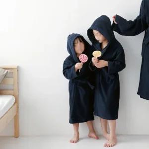 마켓비 유아 샤워 가운 목욕 비치 어린이 아동 L NAVY