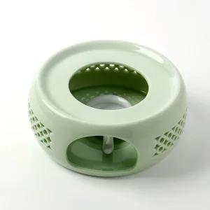 힐링퓨어 도자기 티워머(민트) 온도유지 다도워머