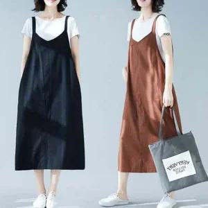 온나핏 258베이직 점프수트코디 LD 점프슈트 멜빵원피