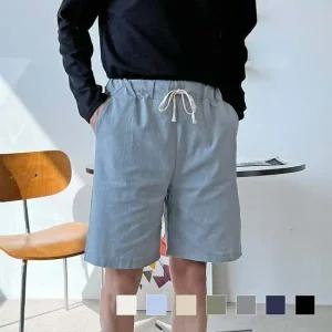 밴딩 베이직 카터 5부 코튼 마바지