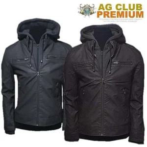 가죽점퍼 PU24 후드탈부착 WS