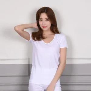 3묶음 ()(여반런닝)편안한 백색 여성반팔런닝 쿨 나시 슬립 베