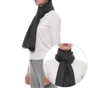 [구찌] 25FW 여성 GG 자카드 울 실크 머플러 (165904 3G646 1100 W 25F)