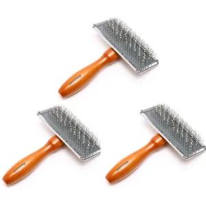 바비온 고양이 슬리커 반려동물 빗 강아지 브러쉬 X3