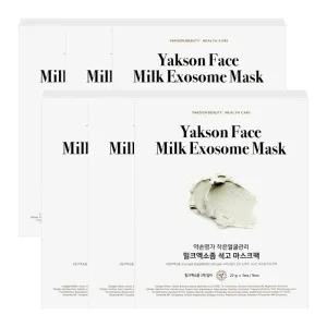 약손명가 작은얼굴관리 밀크엑소좀 석고 마스크팩 5매X6개