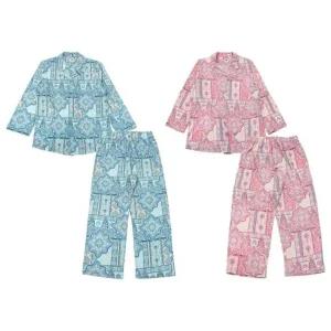 [갤러리아] 와코루 면 니트 페이즐리(살루트)커플파자마[WPA2506M/WPA2506W]