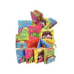 꼬마손 바삭바삭 들춰보는 헝겊책 대형사이즈 세트 (전4권) - 바삭바삭 헝겊