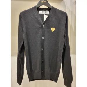 [롯데백화점]꼼데가르송 P1N050 (골드하트 브이넥 가디건)