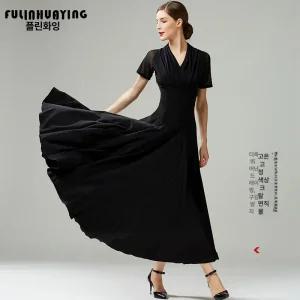 왈츠복 무용 공연 화려한 사교댄스 라인댄스복 왈츠드레스 연습복