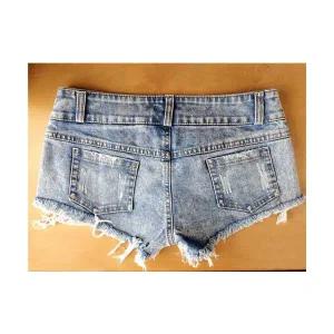 여자 청반바지 데님 초미니 클럽 댄스 핫팬츠 원픽4
