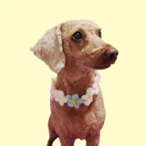 [골드스마일]애견스카프 반려동물 꽃 목걸이 M 고양이스카프