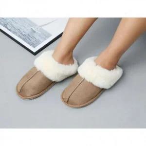 밍크퍼 슬리퍼 스웨이드슬리퍼 실내화 겨울 쪼리 (49Zgf)