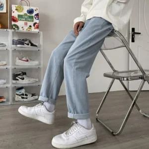 [라일리의류] Rly VIDS-SS1665 남성롤업청바지