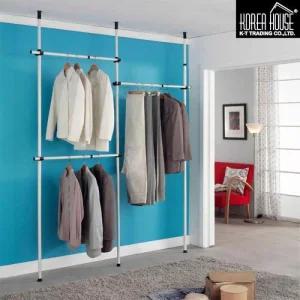 [라일리생활건강] Rly 3단 폴 행거 행거옷걸이 폴행거