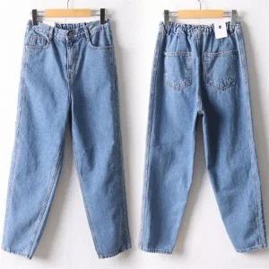 빅사이즈 203 연데님핏배기팬츠 DDOI263