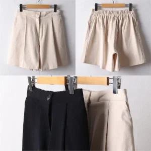 빅사이즈 112 마시멜로핀턱4부팬츠 DLTF840