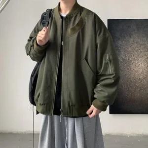 오버핏 잠바 루즈핏 야상점퍼 봄 남성점퍼 항공 야상 (WF79850)