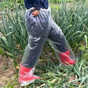 일회용 신발 방수커버 비닐바지