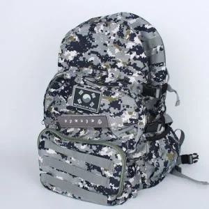 [골드스마일]실리콘 태극기 와펜 패치 검정회색