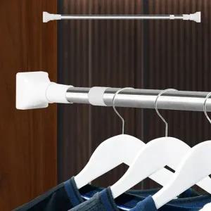 사각압축봉 200 옷걸이봉 강력 옷봉 스텐 옷장봉 길이조절봉 쇠봉