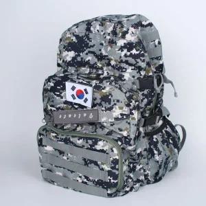 [골드스마일]자수 태극기 와펜 패치 흰색