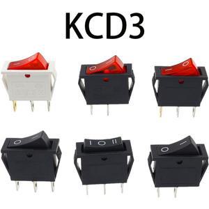 1PCS KCD3 Rocker Switch ON-OFF 2Pin Warm Electrical Equipment With Lighting Power 16A 250VAC/20A 125
