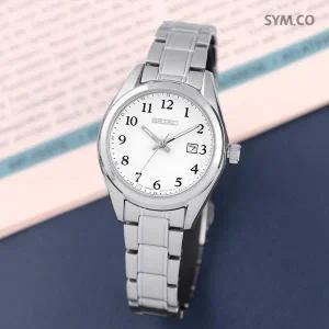 [세이코]SUR465P1모던 클래식아날로그 사파이어 캐쥬얼 정장 여자 메탈 시계 c