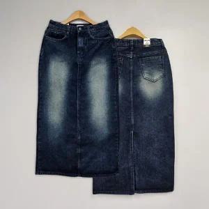 빅사이즈 510 드리밍기모데님스커트 DLOT352