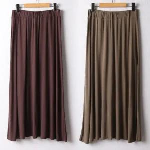 빅사이즈 509 여리루즈밴딩롱스커트 DRAF347