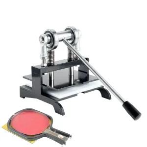 탁구채 고무 절단기 플랫폼 컷팅기 기계 조립 탁구 러버 핸드