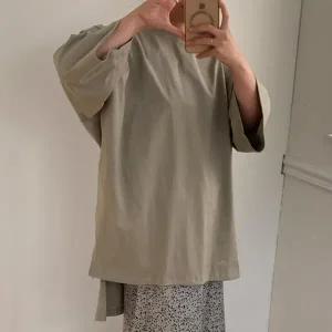 빅사이즈 509 언발밑단트임롱티셔츠 DMOV207