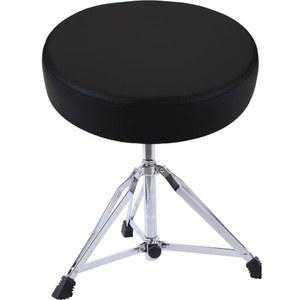 파일 조절식 드럼 왕좌 스툴 - 이중 브레이스 삼각대 다리, 폼 쿠션 시트를 갖춘 휴대용, 무대 및 스튜디오 내 사용에 완벽한 PSEATDRM28
