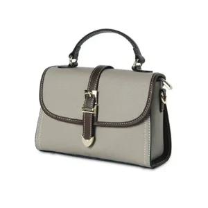 토트크로스 미니 귀여운 가죽 스트랩 가방 베이지 (WFKMOE4)