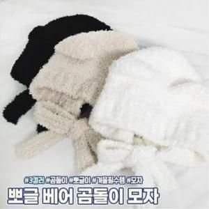겨울 방한용품 귀여 귀마개 베어 귀도리 1701